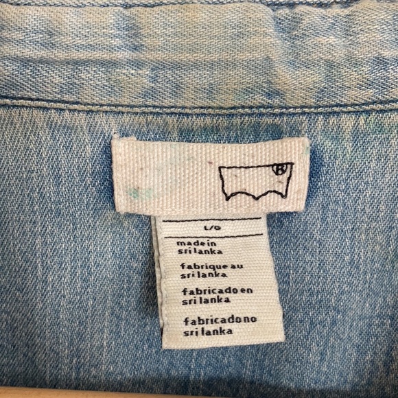 Levis button down denim shirt - Picture 5 of 5
